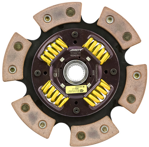 6224218-1 Clutch Race 6 Pad Series Clutch Disc - Sprung hub Direct Fit, Sold Individually
