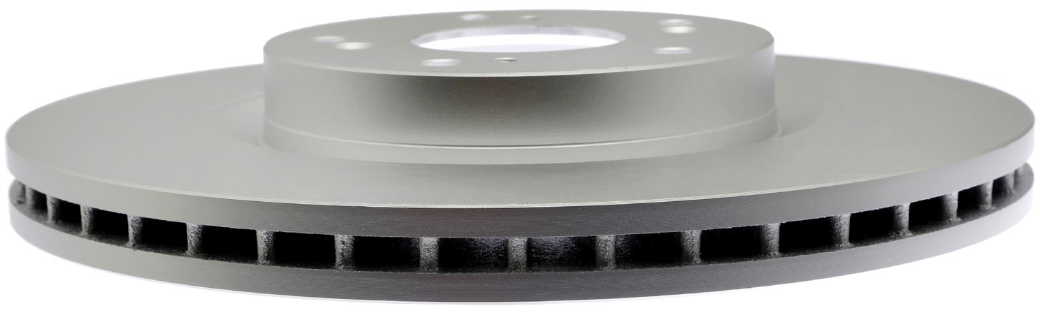 18A2334AC Front, Driver or Passenger Side Brake Disc, Natural Finish, Plain Surface, Advantage Series