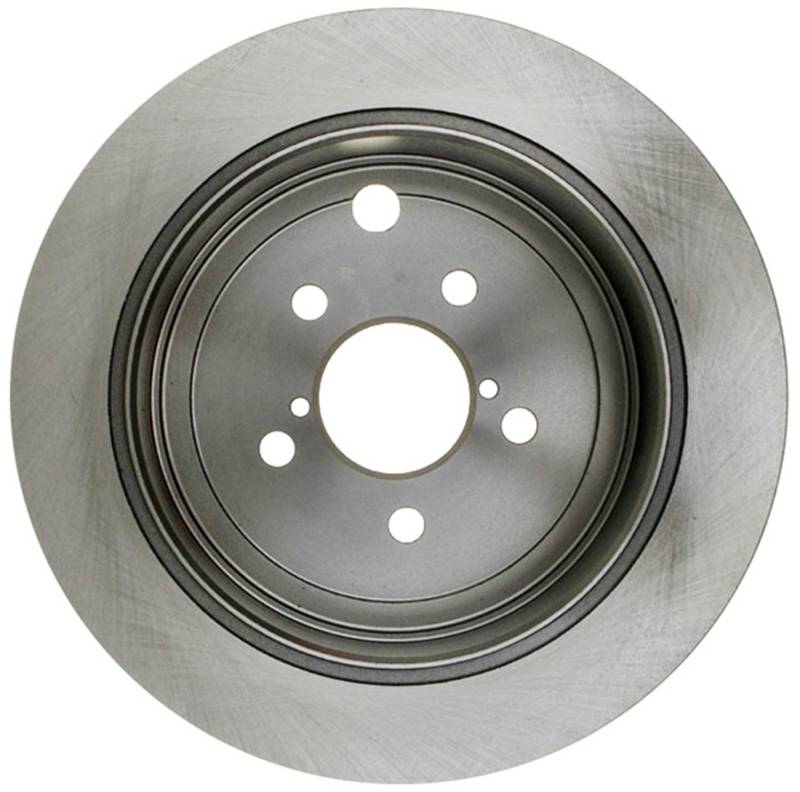 18A2683A Rear, Driver or Passenger Side Brake Disc, Natural Finish, Plain Surface, Solid, 5 Lugs, 277.11 mm, Advantage Series - Image 2