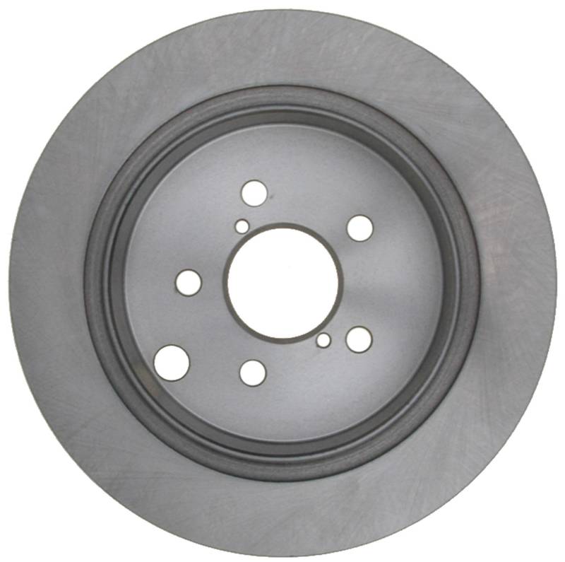 18A2958A Rear, Driver or Passenger Side Brake Disc, Natural Finish, Plain Surface, 5 Lugs, Advantage Series - Image 2