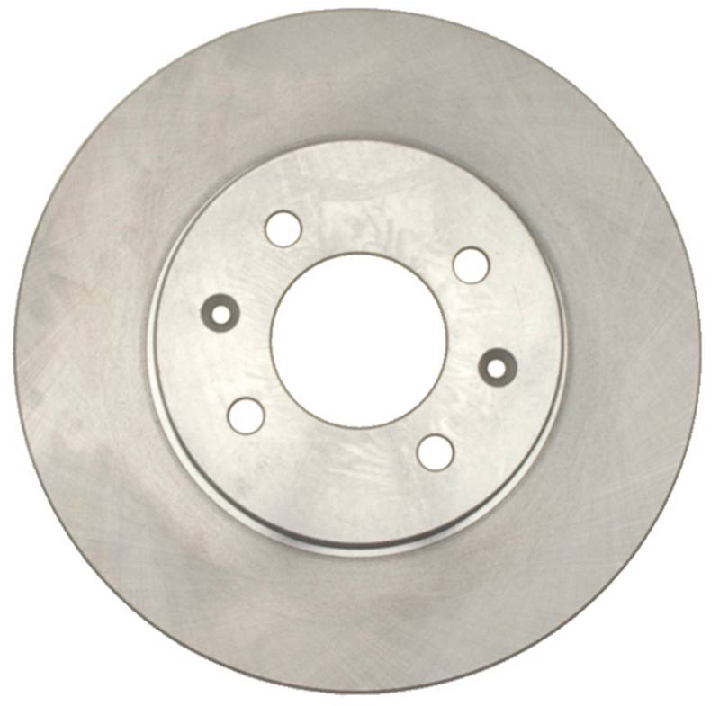 18A367A Front, Driver or Passenger Side Brake Disc, Natural Finish, Plain Surface, 5 Lugs, Advantage Series