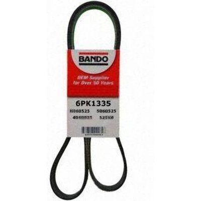 Alternator, Power Steering And Water Pump Belt by BANDO USA - 6PK1335