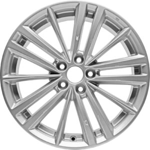 ALY68799U20N Jante Aluminum Silver Wheel - 17 in. X 7 in., 5 x 100 mm Bolt Pattern, Sold Individually