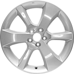 ALY68807U20N Jante Aluminum Silver Wheel - 17 in. X 7 in., 5 x 100 mm Bolt Pattern, Sold Individually