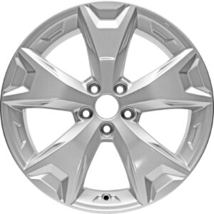 ALY68814U20N Jante Aluminum Silver Wheel - 17 in. X 7 in., 5 x 100 mm Bolt Pattern, Sold Individually