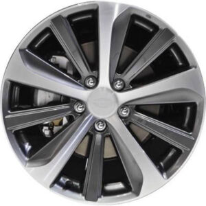 ALY68825U30N Aluminum Charcoal Wheel, 18 in. X 7.5 in., 5 x 115 mm Bolt Pattern