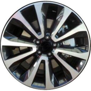 ALY68840U45N Aluminum Painted Black Wheel, 18 in. X 7 in., 5 x 100 mm Bolt Pattern