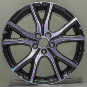 ALY68847U45N Aluminum Charcoal Wheel, 17 in. X 7 in., 5 x 100 mm Bolt Pattern