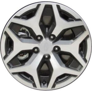 ALY68866U30N Aluminum Gray Wheel, 17 in. X 7 in., 5 x 100 mm Bolt Pattern