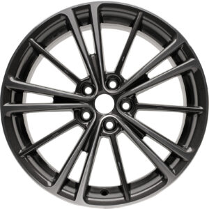 ALY69621U30N Jante Aluminum Charcoal Wheel - 17 in. X 7 in., 5 x 100 mm Bolt Pattern, Sold Individually