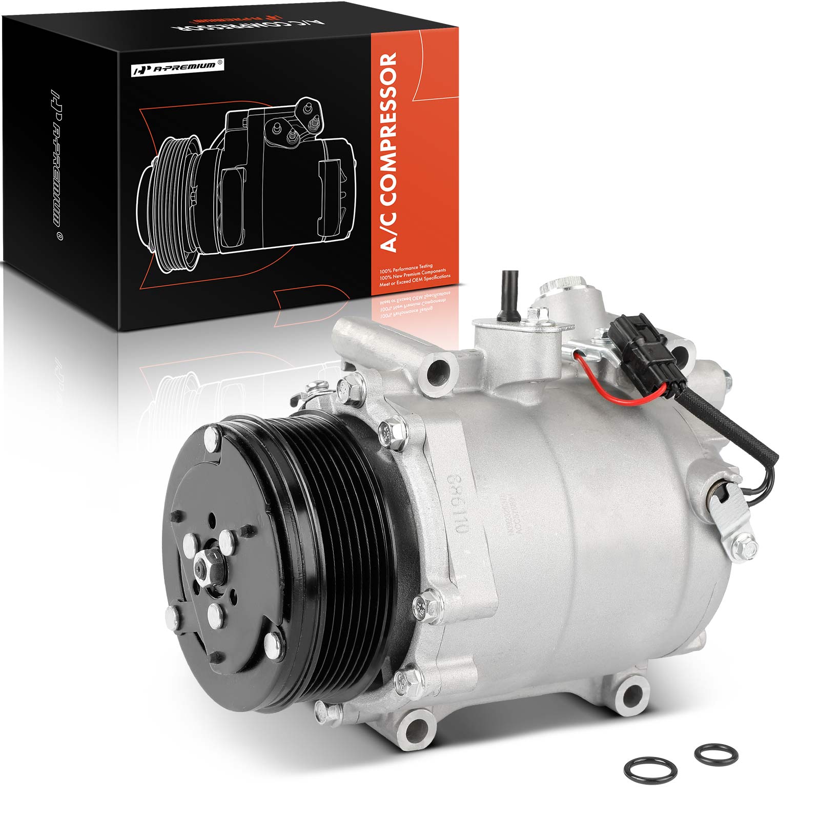 APACC656 AC Compressor with Clutch with 7-Groove Pulley