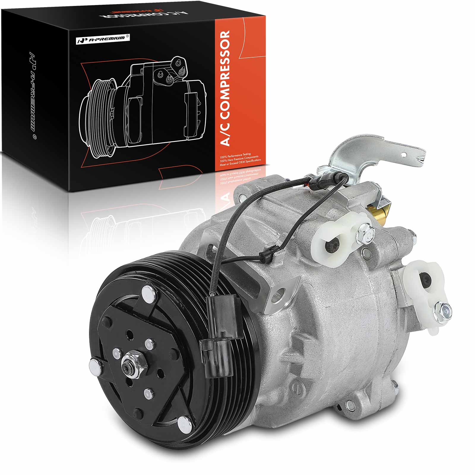 APACC678 AC Compressor with Clutch with 6-Groove Pulley