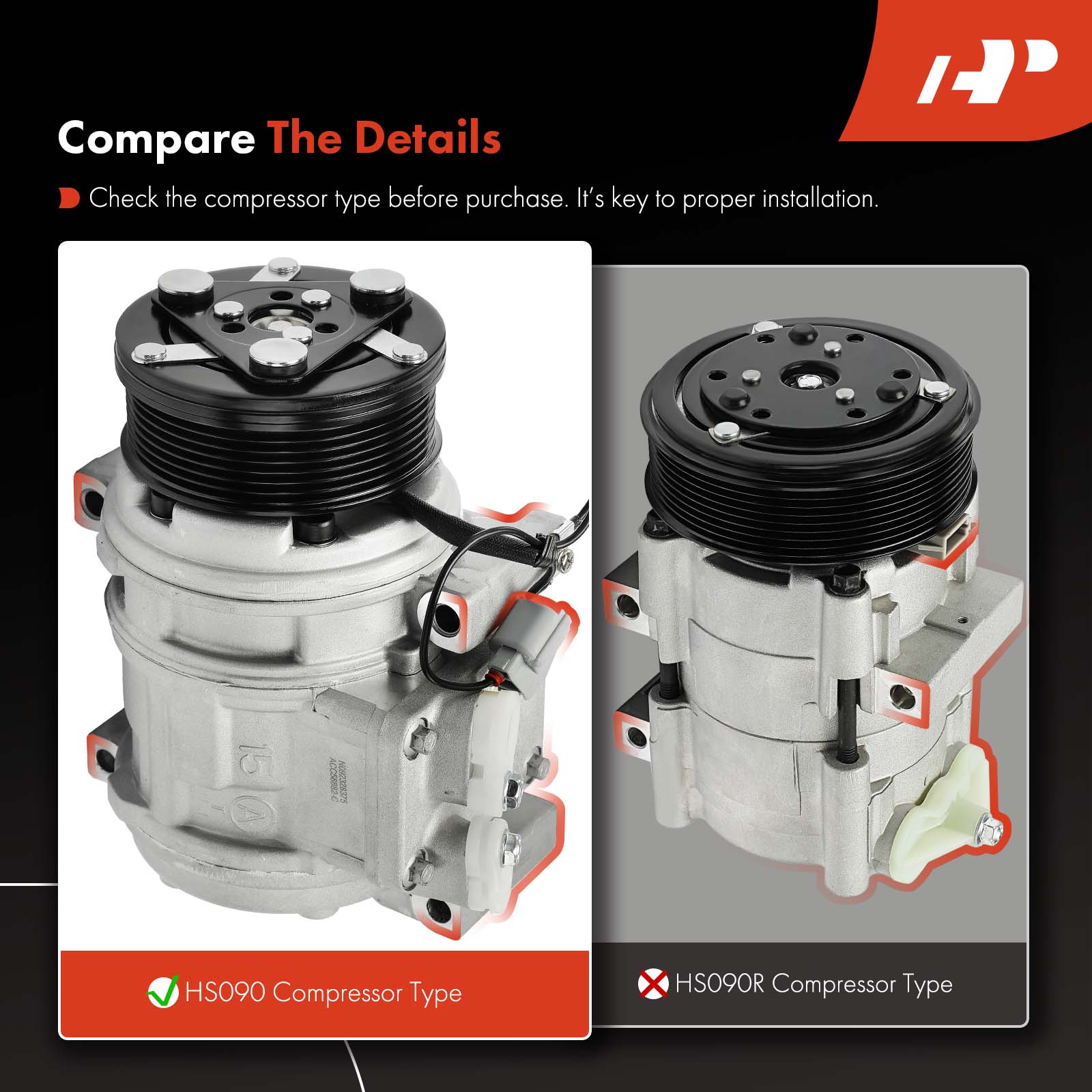 APACC701 AC Compressor with Clutch with 7-Groove Pulley
