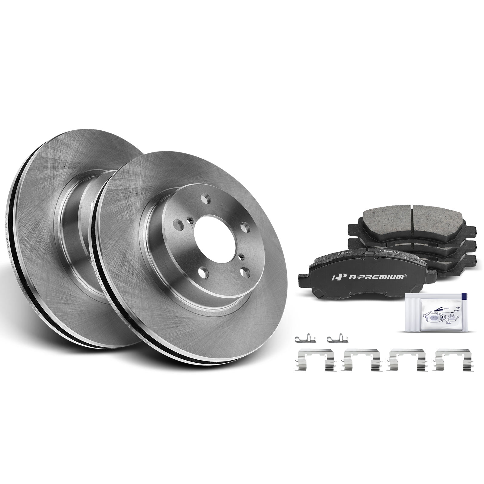 APBRPR013 Front Disc Brake Rotors & Ceramic Brake Pads