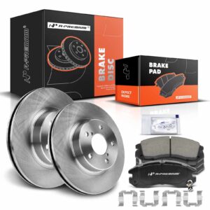 APBRPR014 Front Disc Brake Rotors & Ceramic Brake Pads
