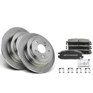 APBRPR016 Rear Disc Brake Rotors & Ceramic Brake Pads