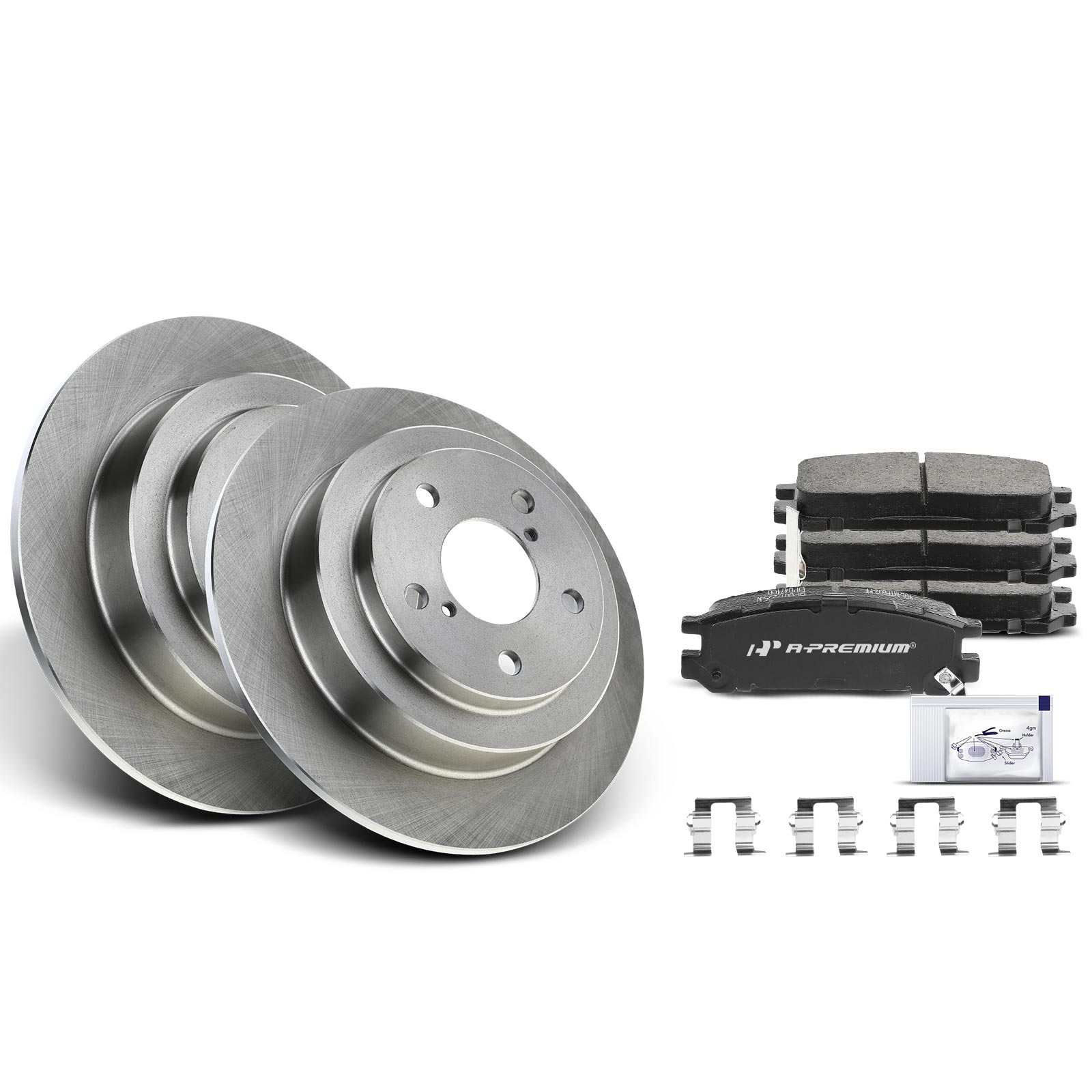 APBRPR016 Rear Disc Brake Rotors & Ceramic Brake Pads