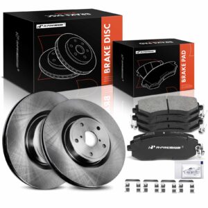 APBRPR1408 6 Pcs Front Disc Brake Rotors & Ceramic Brake Pads