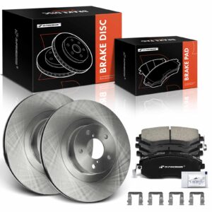 APBRPR539 6 Pcs Front Disc Brake Rotors & Ceramic Brake Pads