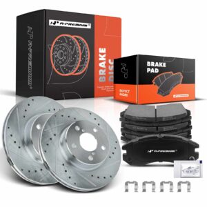 APBRPS083 Front Drilled Rotors & Ceramic Brake Pads