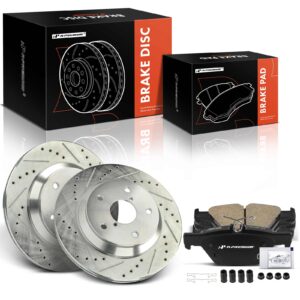 APBRPS1180 6 Pcs Rear Drilled Rotors & Ceramic Brake Pads