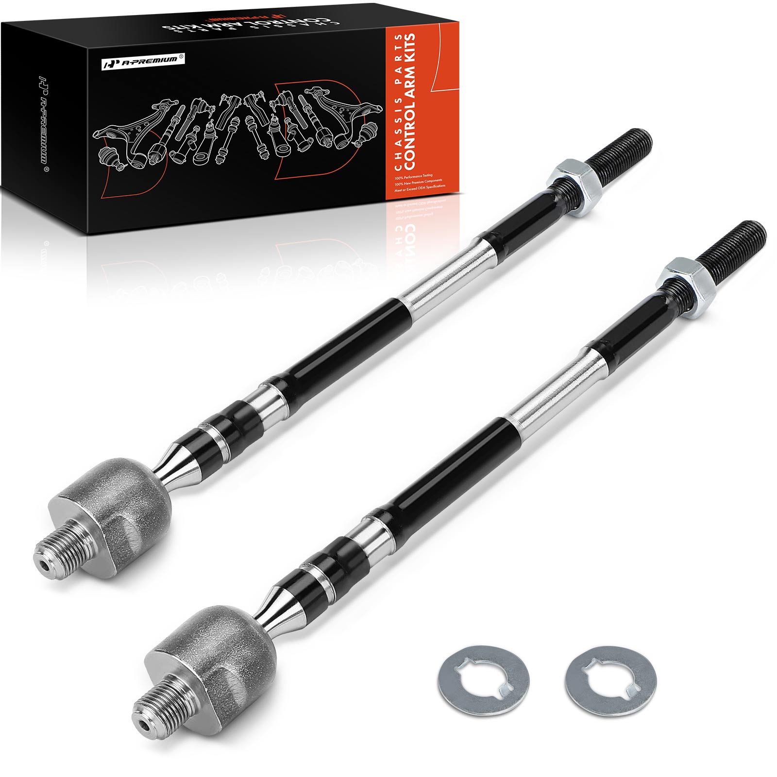 APCA6844 2 Pcs Front Inner Tie Rod End