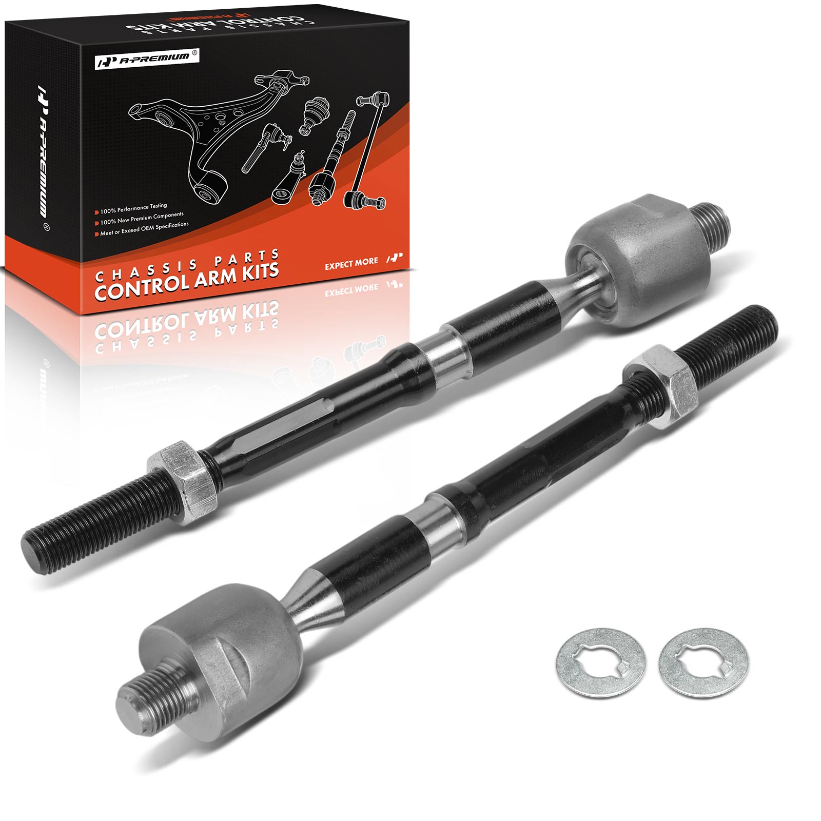 APCA8035 2 Pcs Front Inner Tie Rod End