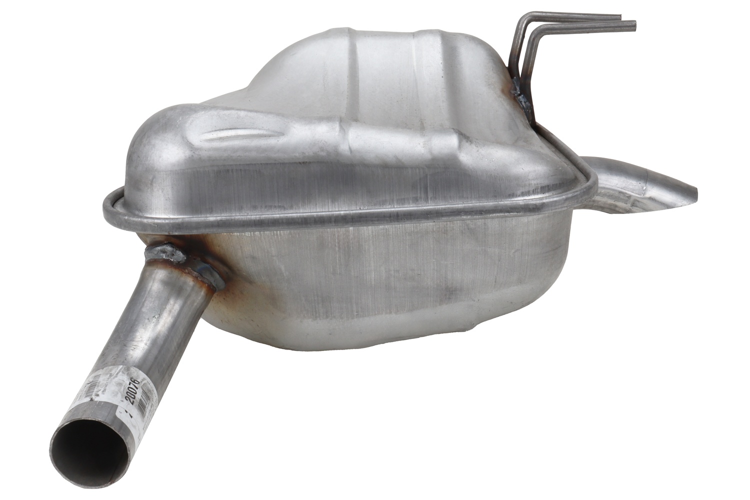 20076 Passenger Side Muffler, Natural, 1.5L, 4Cyl