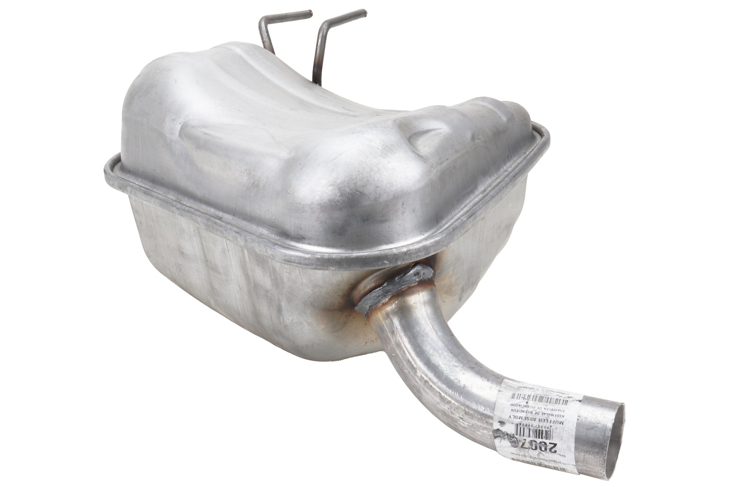 20076 Passenger Side Muffler, Natural, 1.5L, 4Cyl - Image 2