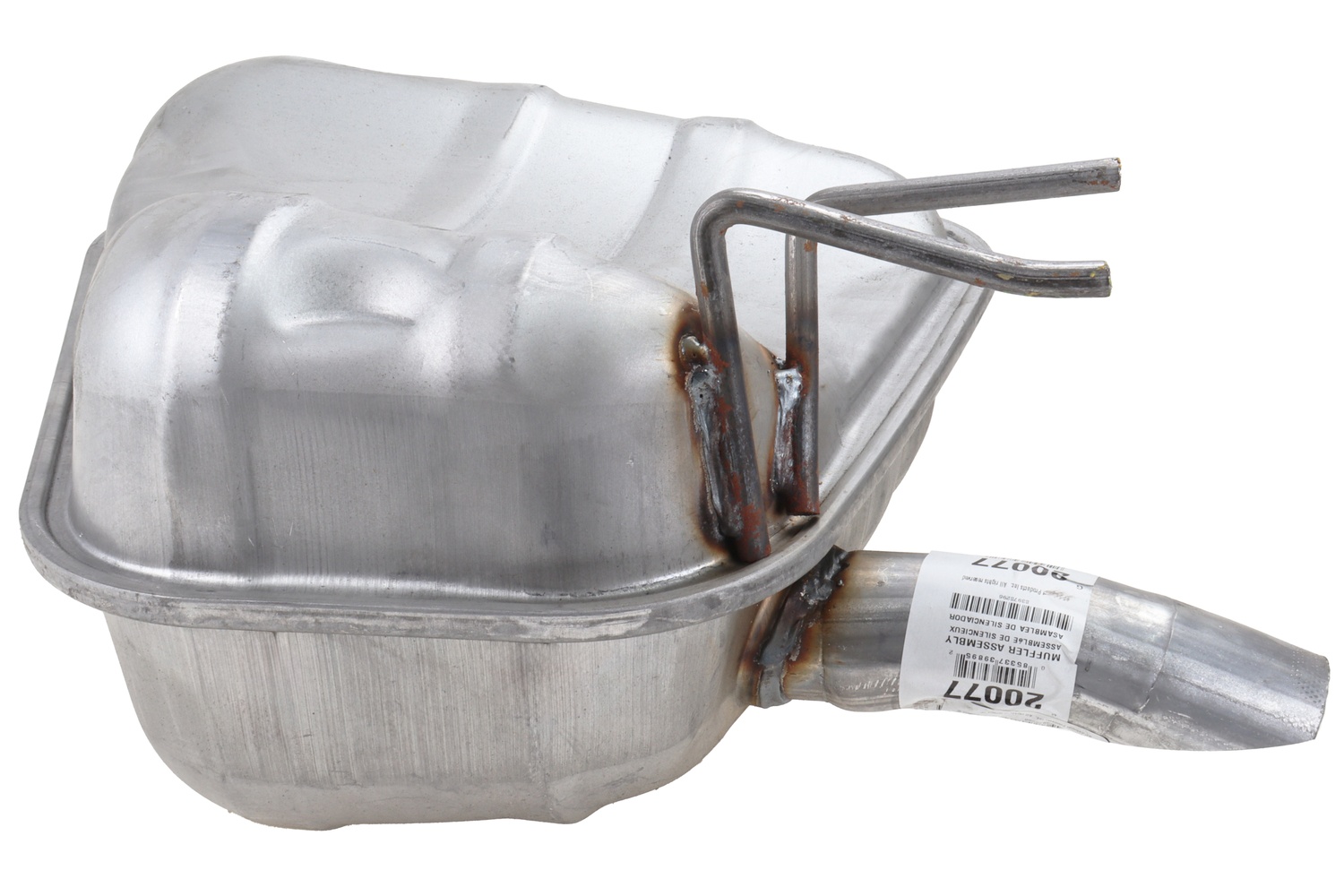 20077 Driver Side Muffler, Natural, 1.5L, 4Cyl