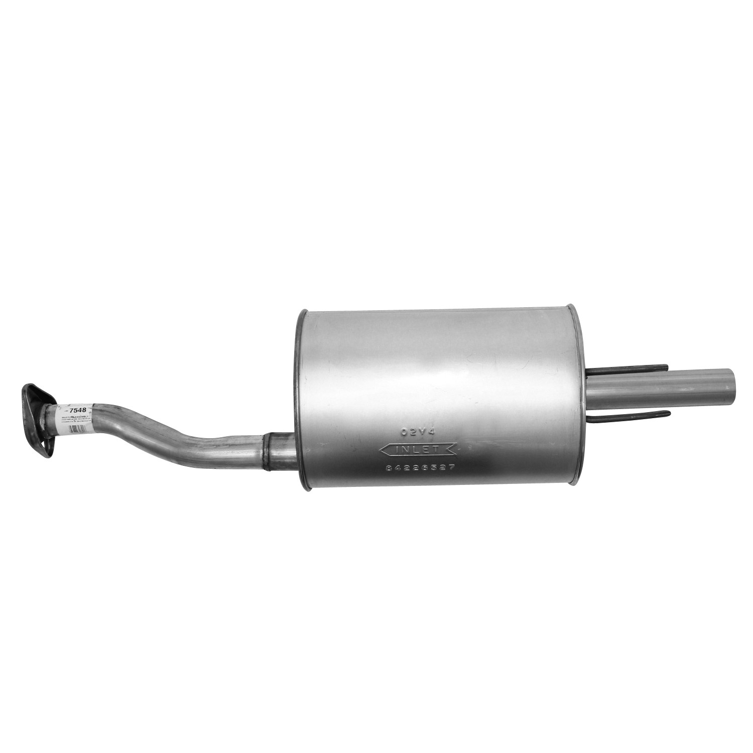 7548 Muffler, Natural, Welded Assembly - Image 2