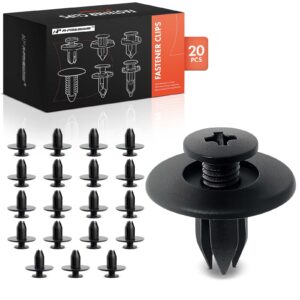 APRCF1237 20 Pcs 7mm Nylon Retainer Clip with Open End Screw-Type
