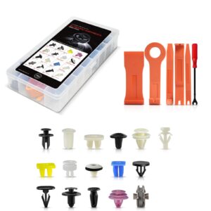 APRCF5278PG 160 Pcs Bumper Retainer Trim Clip Fender Fastener Kit