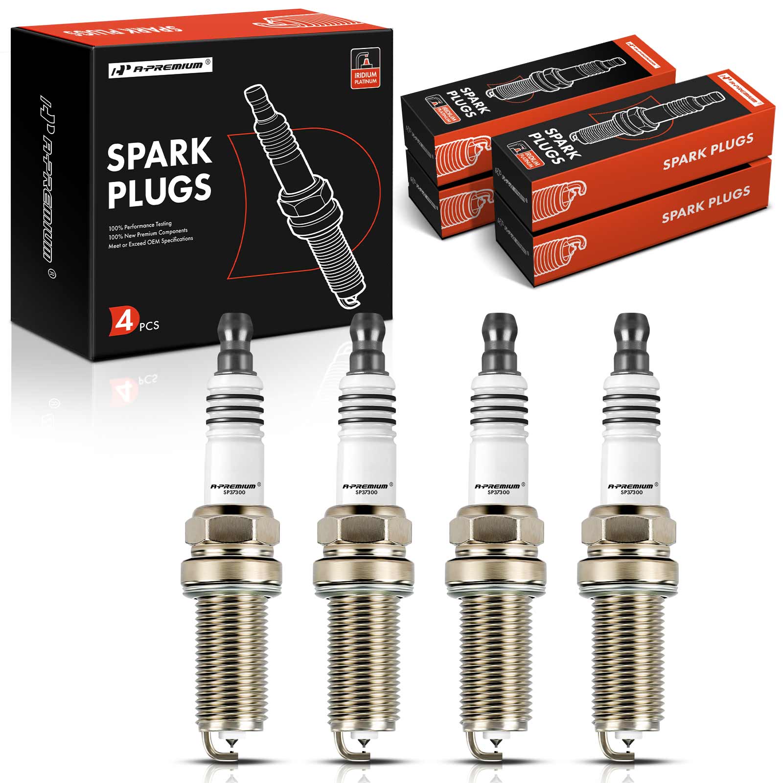 APSP030 4 Pcs Iridium & Platinum Spark Plugs