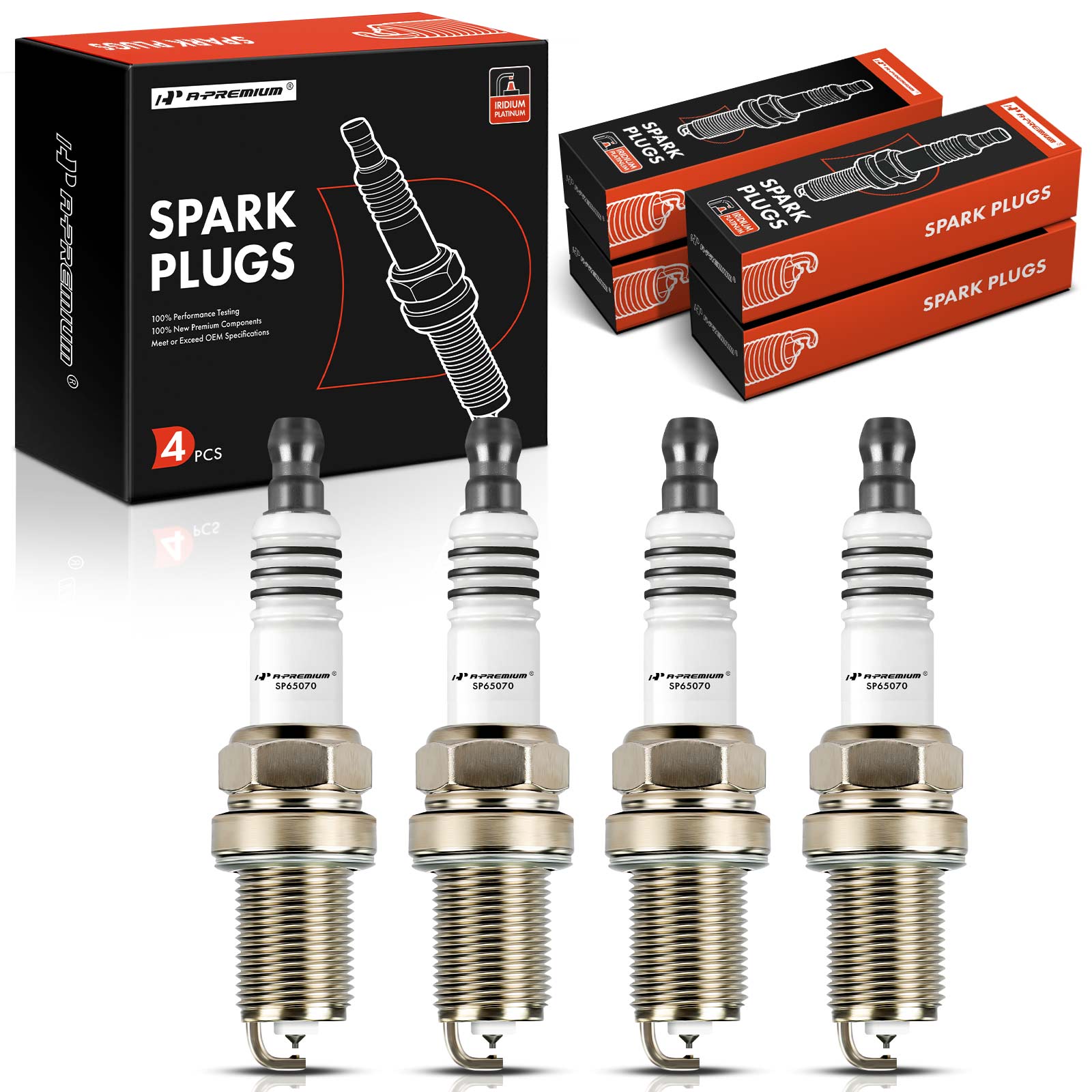APSP087 4 Pcs Iridium & Platinum Spark Plugs