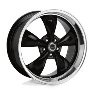 AR105M7965B Aluminum Black Wheel, 17 in. X 9 in., 5 x 4.5 in. Bolt Pattern