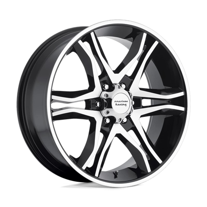 AR89328512335 Aluminum Black Wheel, 20 in. X 8.5 in., 5 x 4.5 in. Bolt Pattern