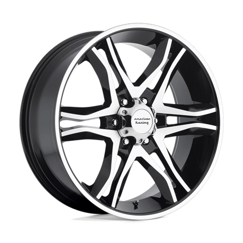 AR89328512335 Aluminum Black Wheel, 20 in. X 8.5 in., 5 x 4.5 in. Bolt Pattern