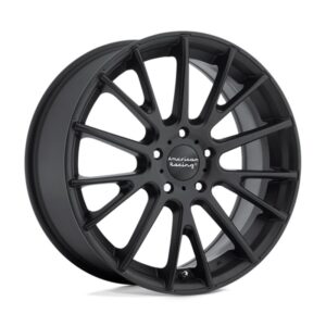 AR90488012745 Aluminum Black Wheel, 18 in. X 8 in., 5 x 4.5 in. Bolt Pattern