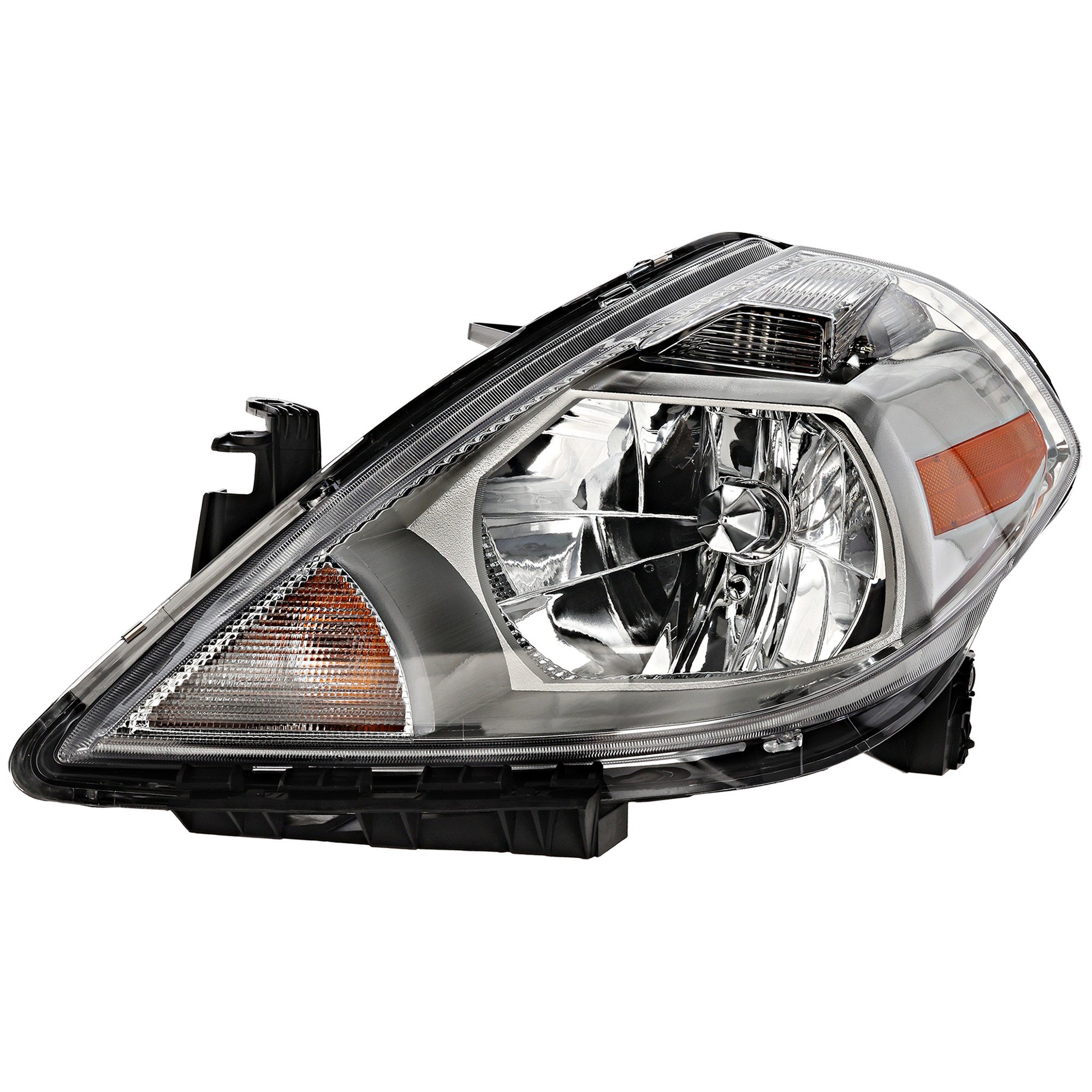 Driver Side Headlight, with Bulb, Halogen, Clear Lens, CAPA Certified