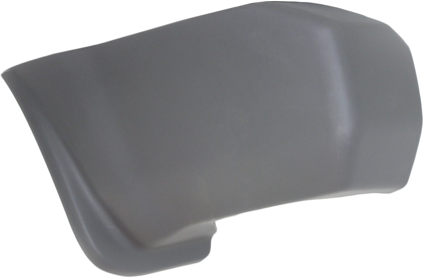 Rear, Driver Side Bumper End, Textured Plastic