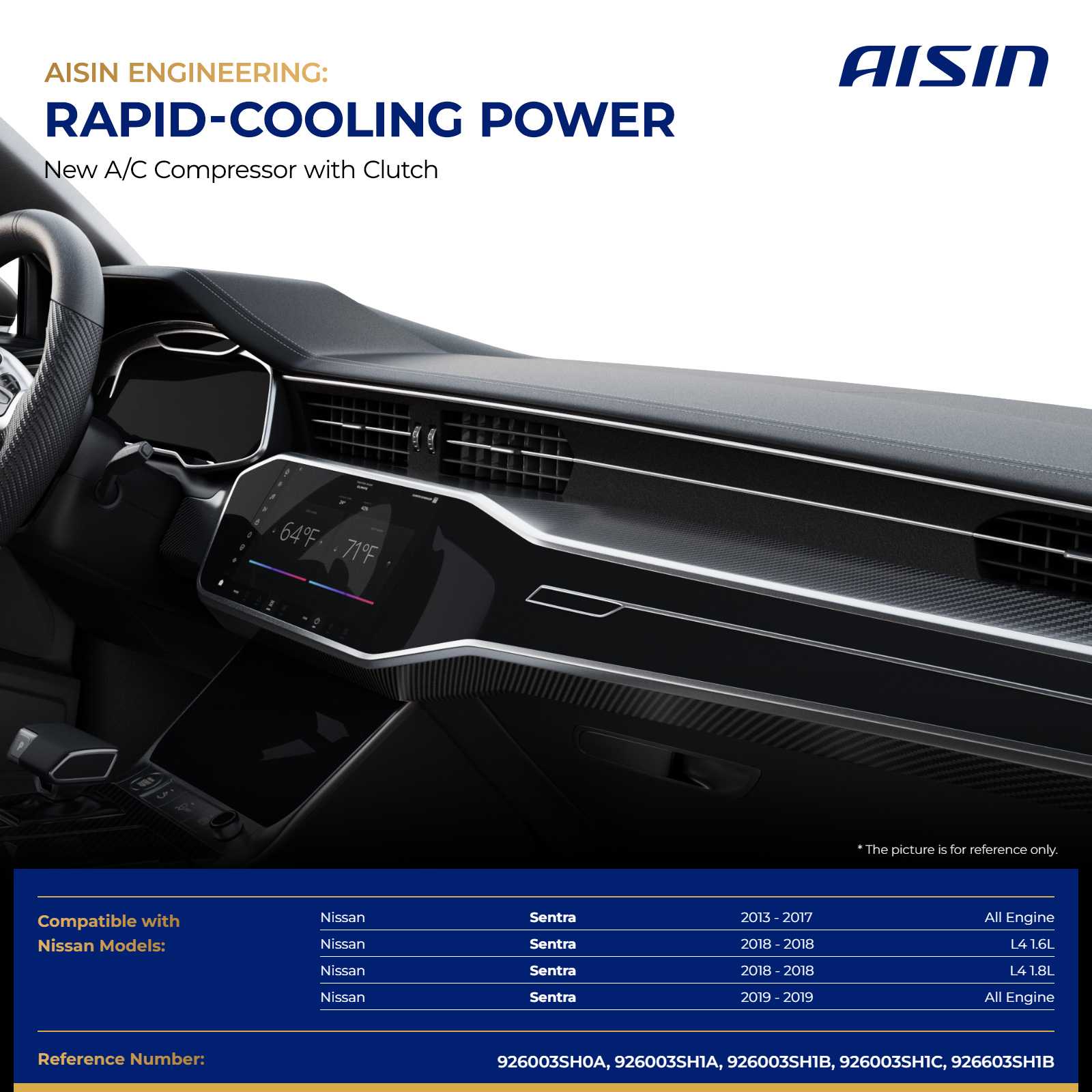 ACCN-00643 A/C Compressor, With Clutch - Image 2