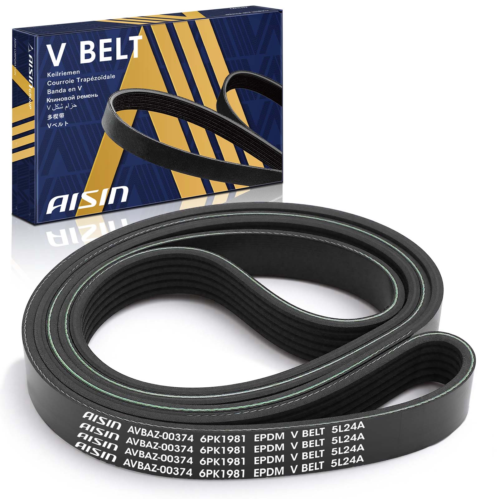 AVBAZ-00374 Serpentine Belt - Direct Fit, Sold Individually