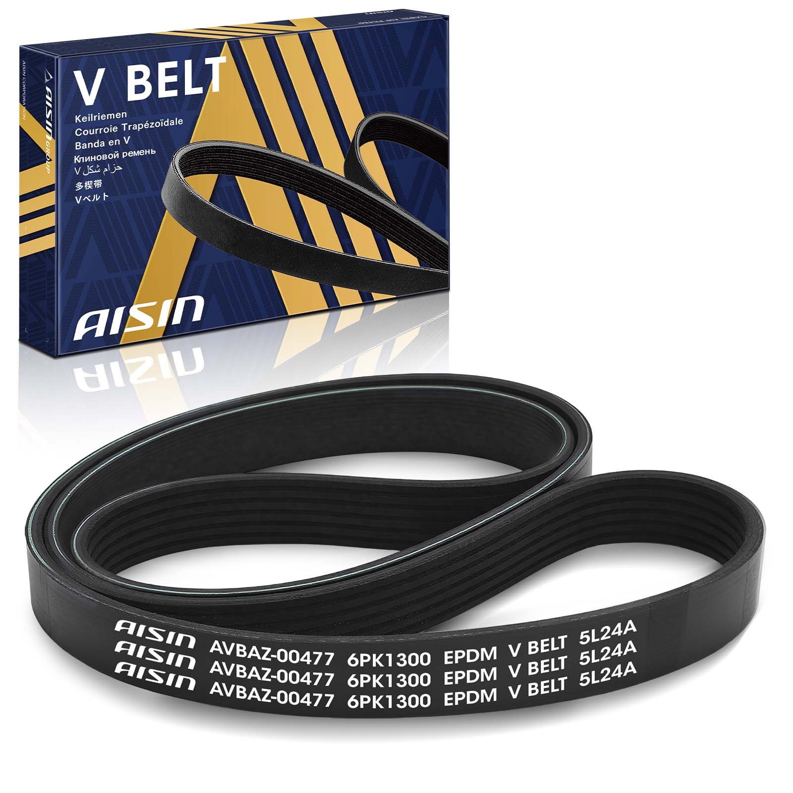 AVBAZ-00477 Serpentine Belt - Sold Individually