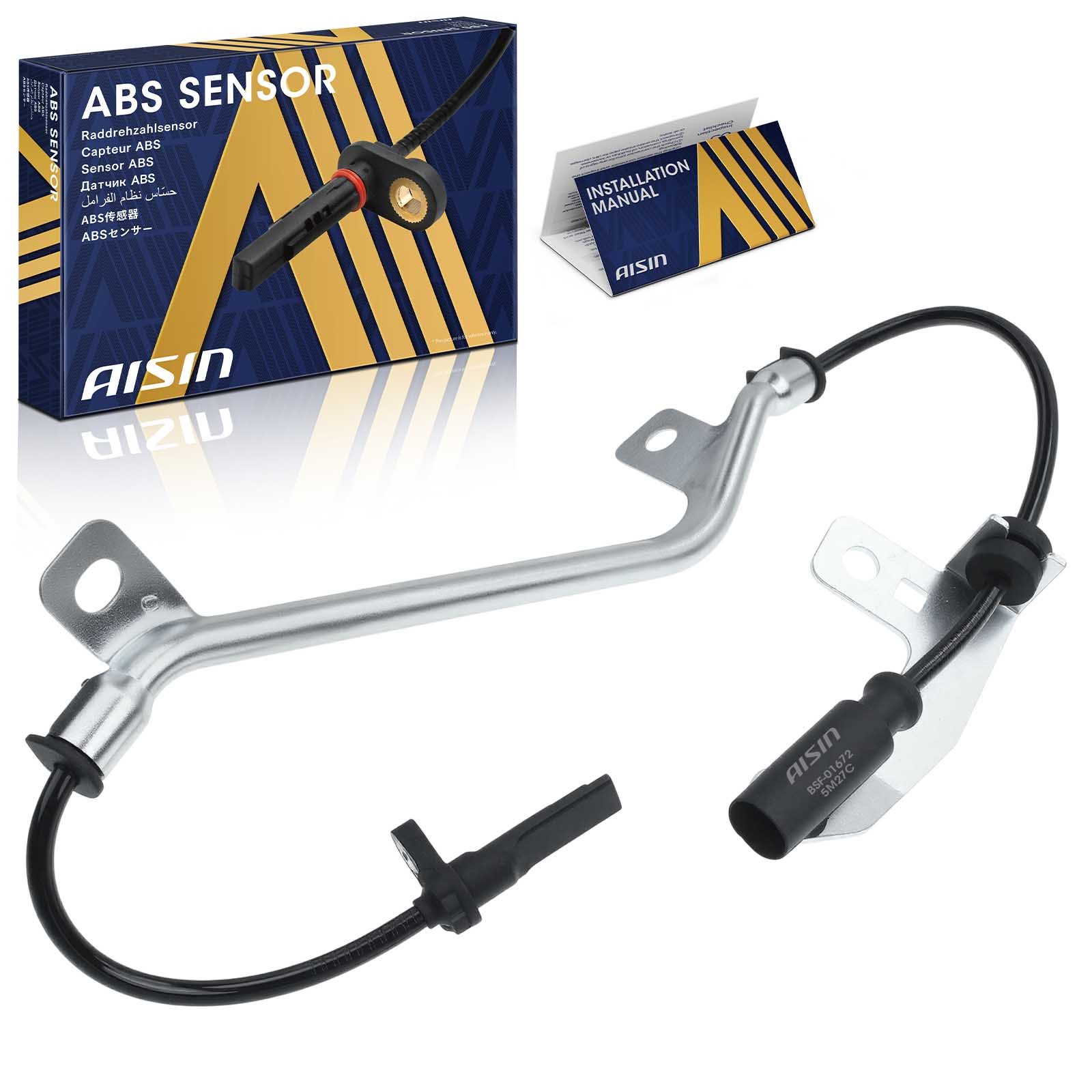 BSF-01672 Rear, Driver Side ABS Speed Sensor Sold Individually