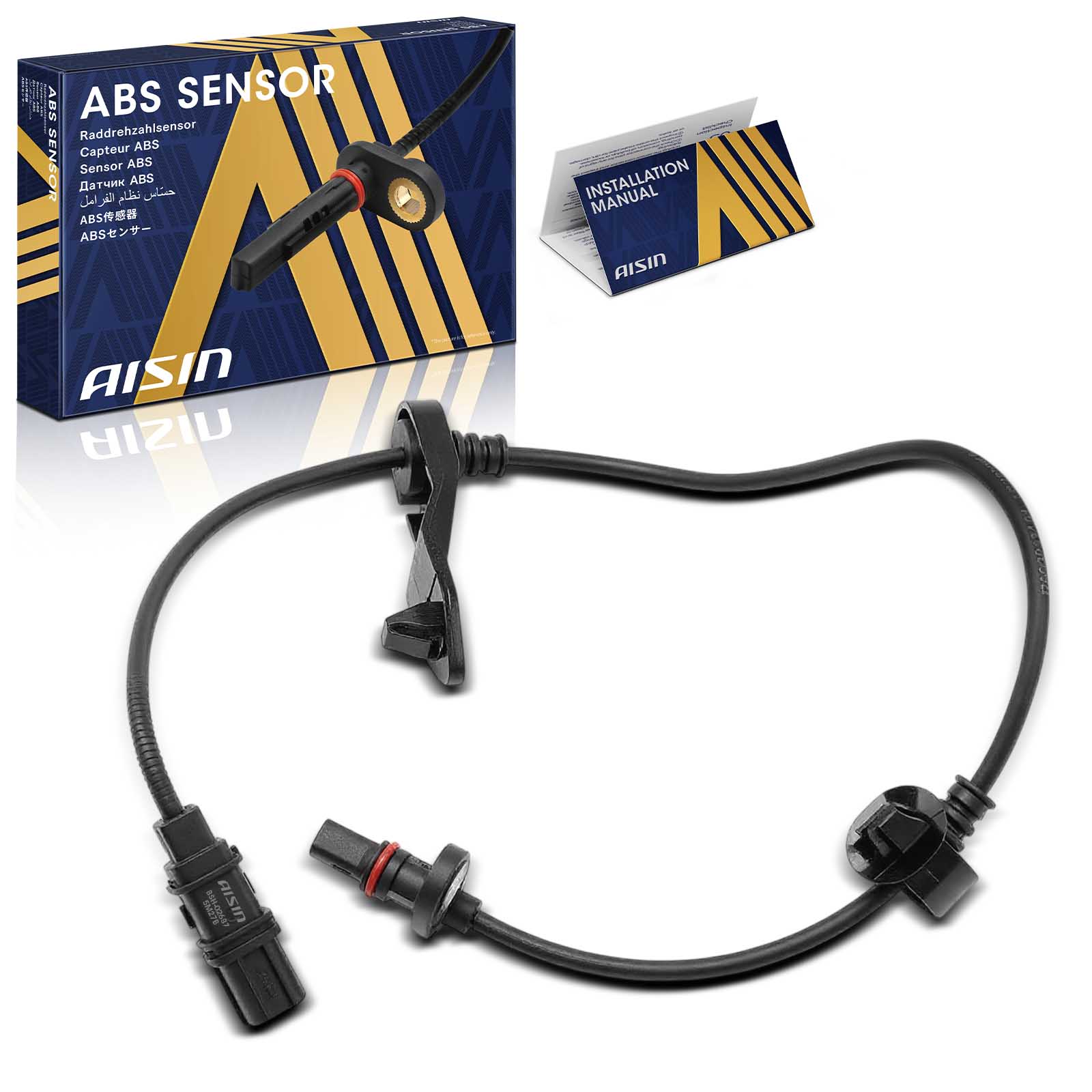 BSH-02687 Rear, Driver Side ABS Speed Sensor Sold Individually
