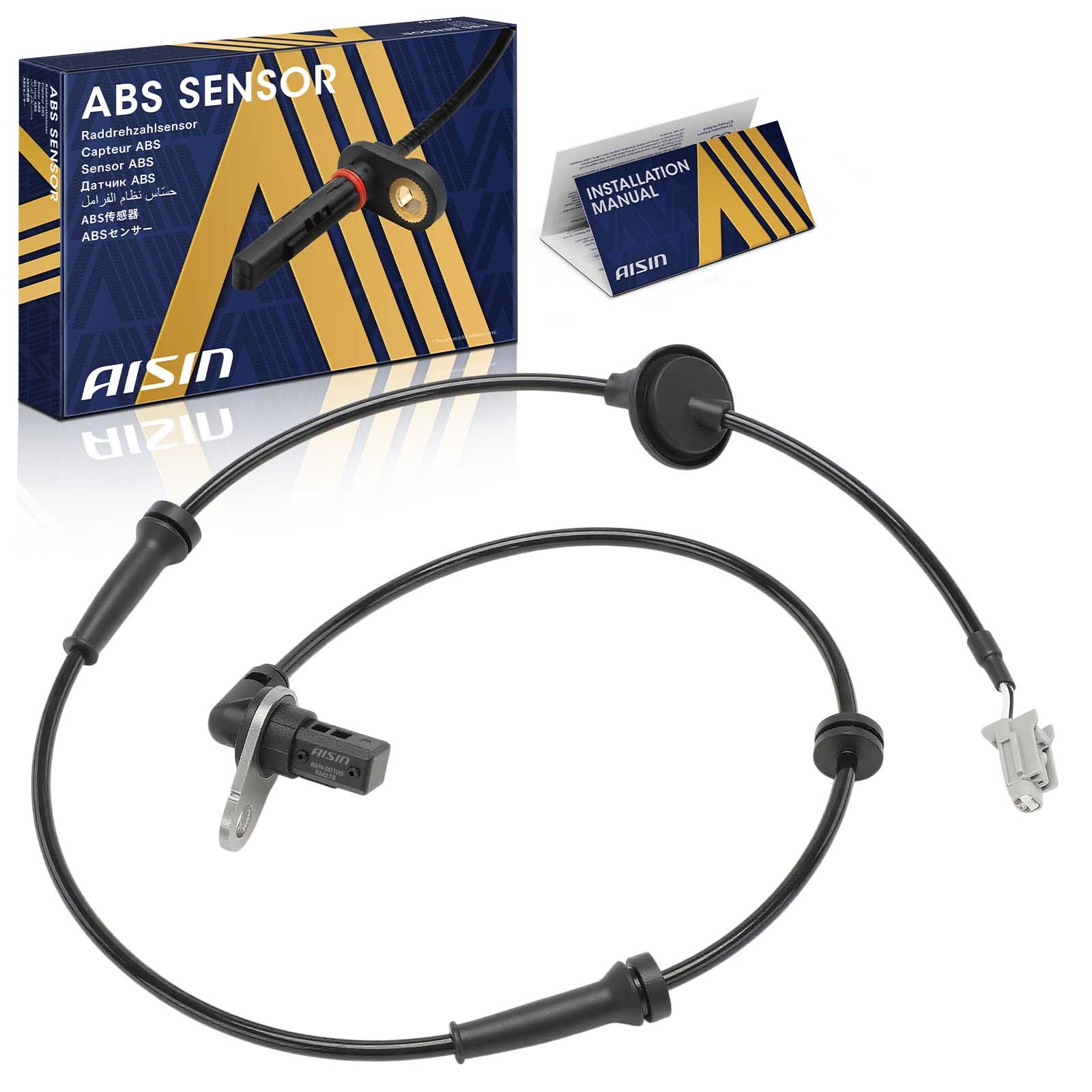 BSN-00100 Front, Passenger Side ABS Speed Sensor Sold Individually