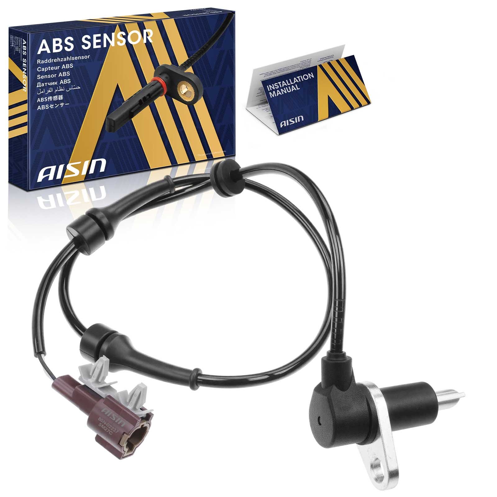 BSN-02237 Front, Driver Side ABS Speed Sensor Sold Individually