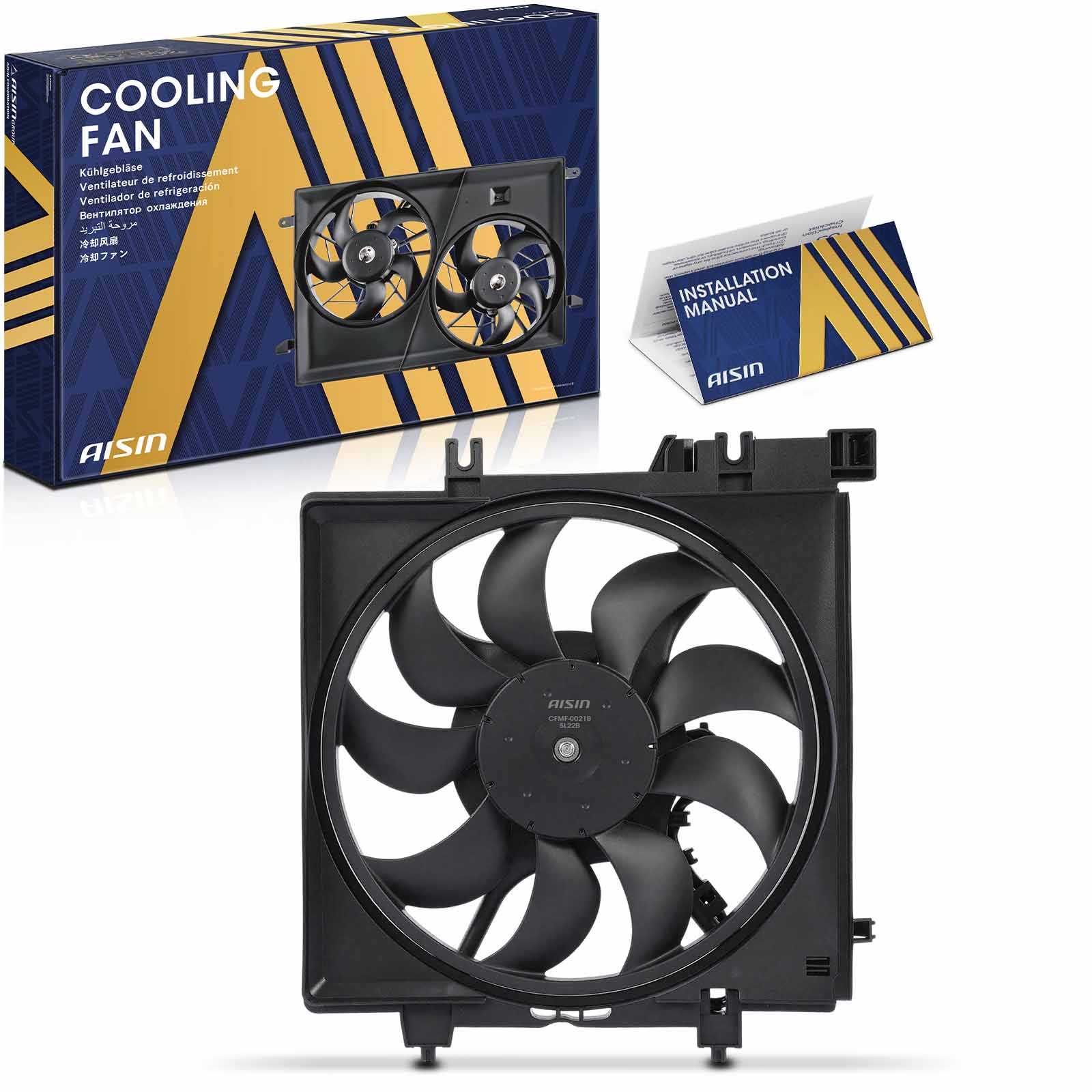 CFMF-00218 OE Replacement Radiator Fan, 2.5L, 4Cyl, Single fan