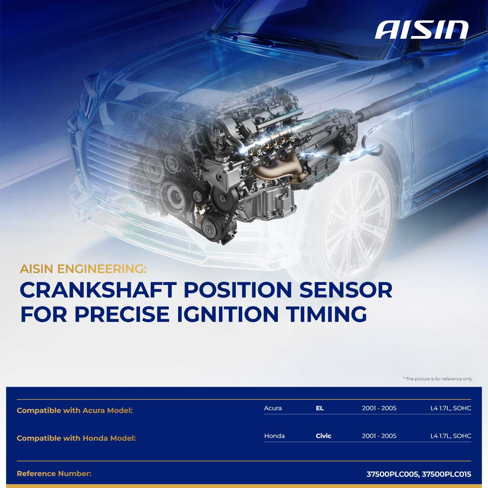 CKSH-00012 Crankshaft Position Sensor - Image 2